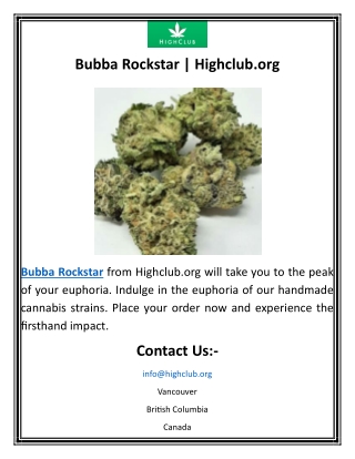 Bubba Rockstar  Highclub.org