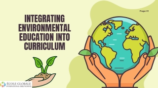 Integrating Environmental Education into Curriculum