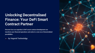 Unlocking Decentralised Finance: Your DeFi Smart Contract Partner