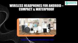 Wireless Headphones for Android – Compact & Waterproof