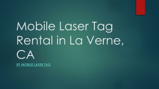 Mobile Laser Tag Rental in La Verne, CA