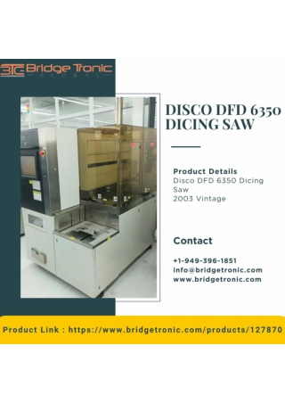 Disco DFD 6350 Dicing Saw
