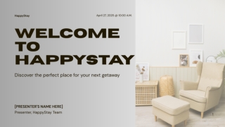 Presentation - Welcome to HappyStay