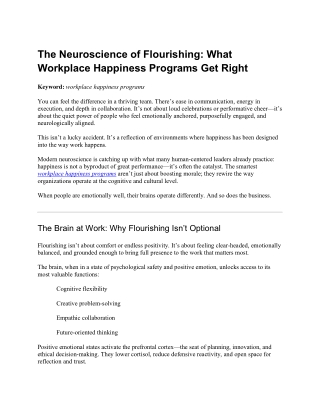 The Neuroscience of Flourishing_ What Workplace Happiness Programs Get Right(1)