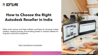 Trusted Autodesk Reseller in India: Genuine Software Solutions for Professionals