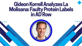 Gideon Korrell Analyzes La Molisana: Faulty Protein Labels in AD Row