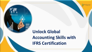 Unlock Global Accounting Skills with IFRS Certification