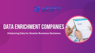 Top Data Enrichment Companies for Smarter B2B Insights