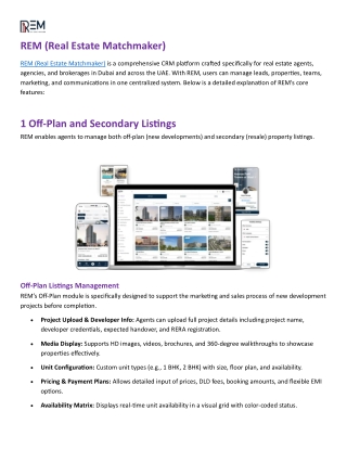 Real Estate CRM