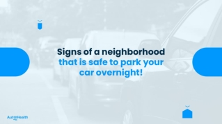 Should You Park Your Car Overnight On The Streets?