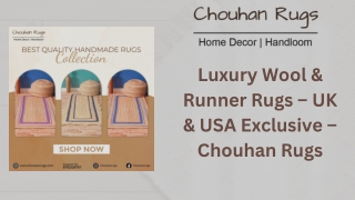 USA & Australia Runner Rugs – Chouhan Rugs Signature Line