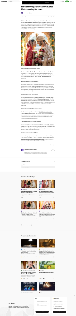 Hindu Marriage Bureau for Trusted Matchmaking Services