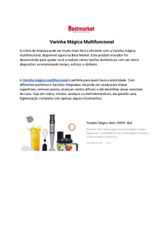 Varinha Mágica Multifuncional
