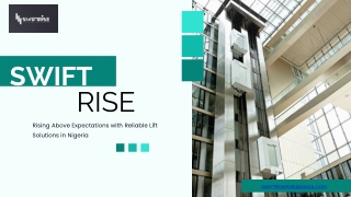 Reliable Commercial Lifts in Nigeria for Efficient Vertical Mobility