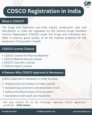 CDSCO Registration in India