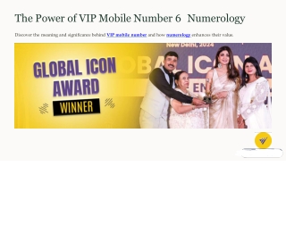 VIP Mobile Number - VIP Number Shop