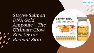 Stayve Salmon DNA – Gold-Infused Radiance