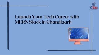 Launch Your Tech Career with MERN Stack in Chandigarh