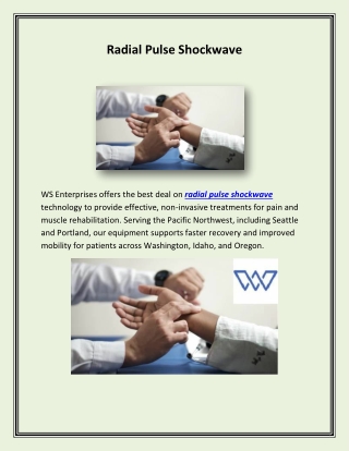 radial pulse shockwave