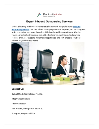 24/7 Inbound Outsourcing Services to Elevate Customer Experience