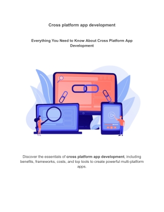 Everything You Need to Know About Cross Platform App Development