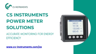 CS Instruments – Power Meter Solutions