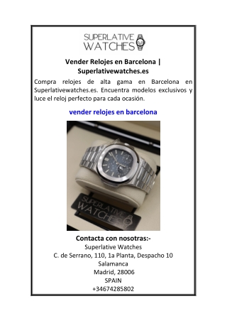 Vender Relojes en Barcelona Superlativewatches.es.pdf 2