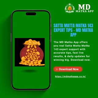 Satta Matta Matka 143 Expert Tips – MD Matka App