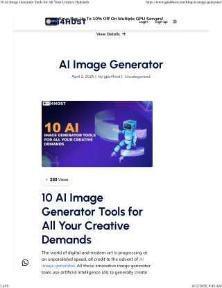 10 AI Image Generator Tools for All Your Creative Demands
