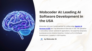 Top AI Software Development Company in USA