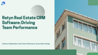 Features of Retyn CRM for Real Estate Teams