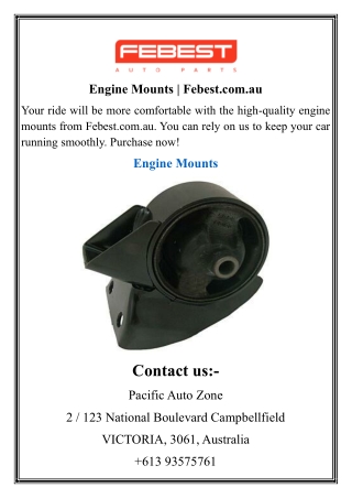 engine mounts febest com au