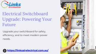 electrical switchboard upgrade powering your