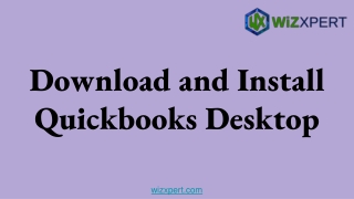 Download and Install Quickbooks Desktop