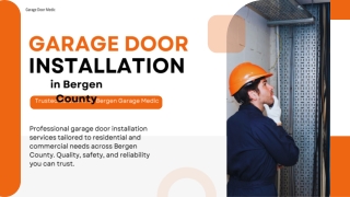 Garage Door Installation in Bergen County