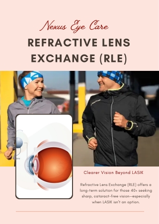 FAQ for Refractive Lens Exchange (RLE) by Nexus Eye Care