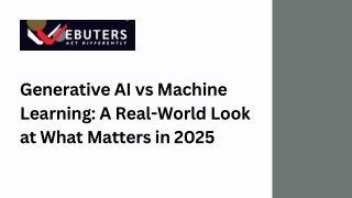 generative ai vs machine learning a real world