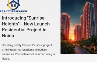 new launch residential project in noida