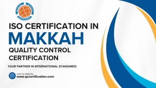 ISO Certification in Makkah  | Quality Control Certification