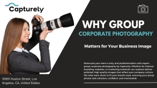 Why Group Corporate Photography Matters for Your Business Image