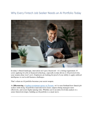 Why Every Fintech Job Seeker Needs an AI Portfolio Today.docx-web2.0