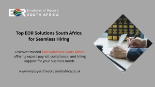 Top EOR Solutions South Africa for Seamless Hiring
