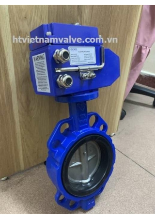 Van bướm đóng mở bằng điện - htvietnamvalve