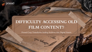 difficulty accessing old film content