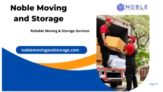noble moving and storage