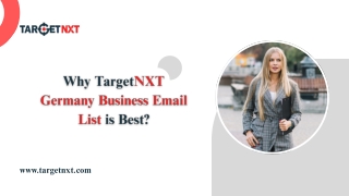 Get verified contacts of business all across Germany with the help of our trust