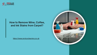 How to Remove Wine, Coffee, and Ink Stains from Carpet