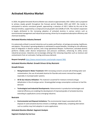 Activated Alumina Market