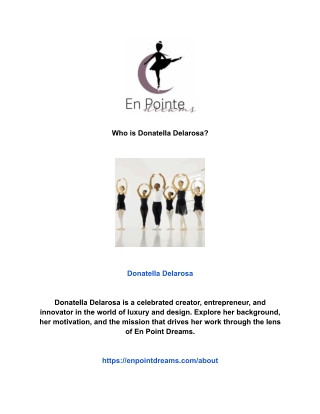 Who is Donatella Delarosa?