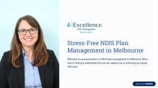 Stress-Free NDIS Plan Management in Melbourne